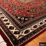 레바논 기념품으로 인기 있는 아이템 - A richly detailed handwoven Lebanese carpet from the Bekaa Valley displayed in a cozy, sunlit living...