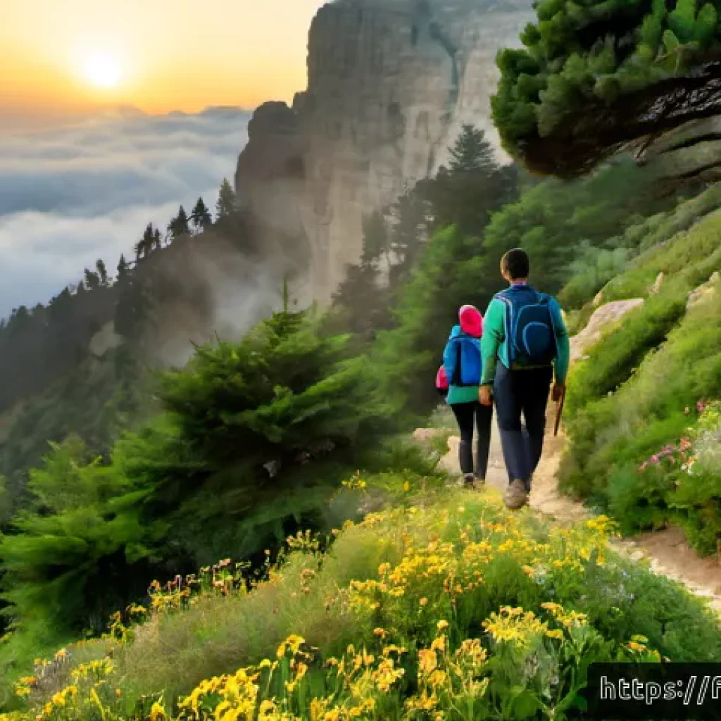 레바논 공원 및 자연 보호구역 - Photorealistic sunrise in Horsh Ehden Nature Reserve, Lebanon, ancient Lebanese cedar trees rising t...